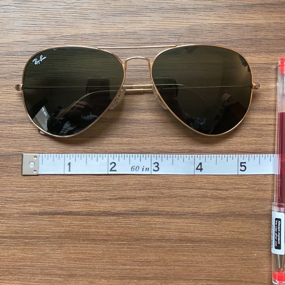 Ray-Ban authentic aviators (gold) - Picture 7 of 10